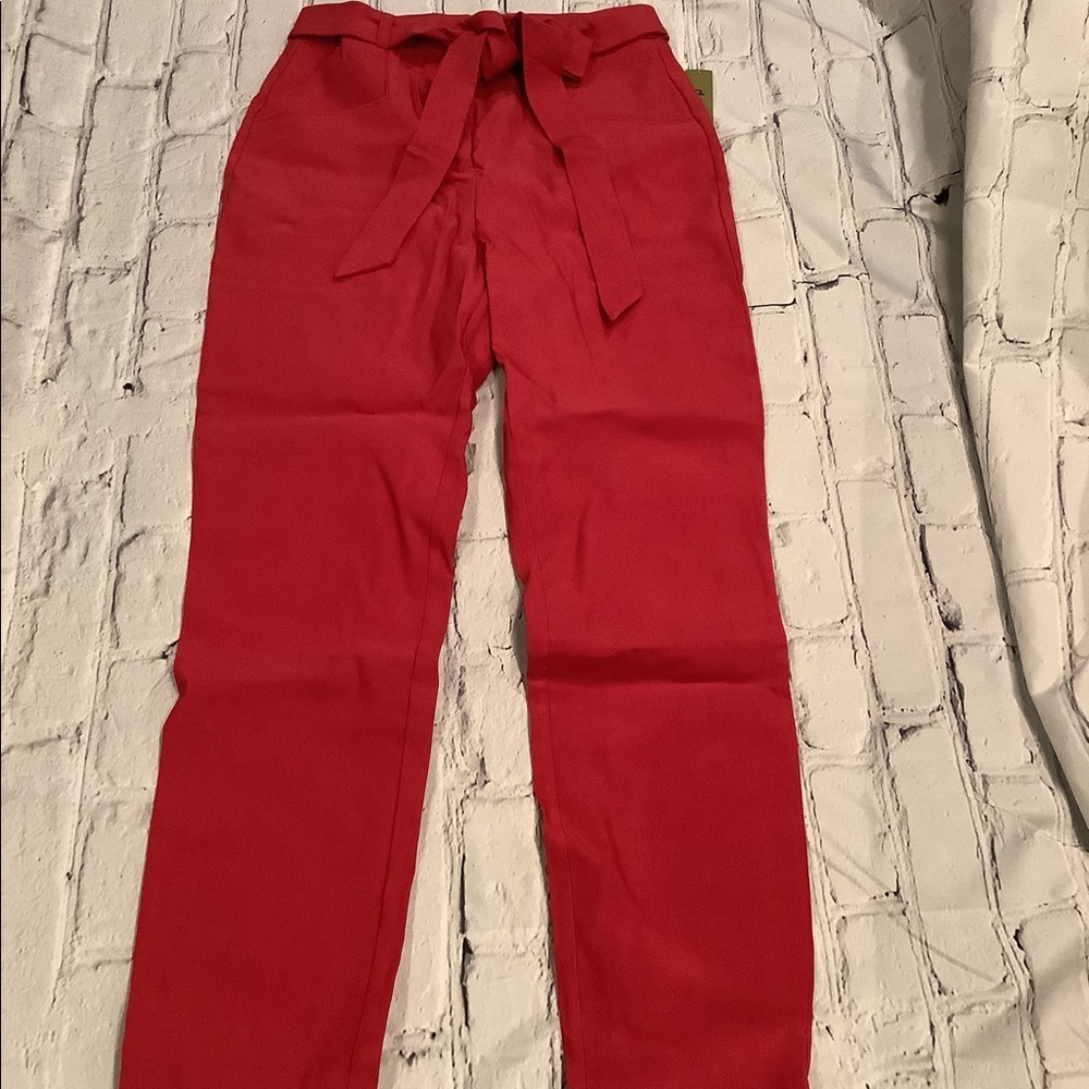 Tie dress pants